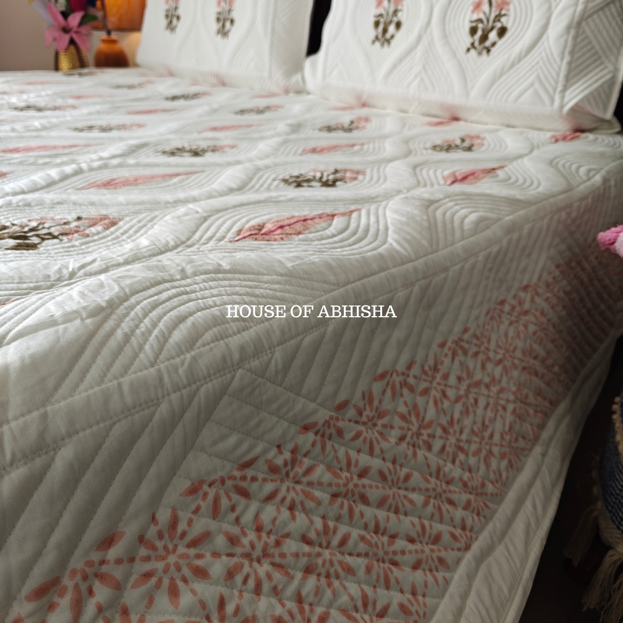 Tyohaar Royal Embossed Quilted Bedcover
