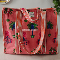 Bling Quilted Cotton Tote Bag