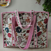 Bageecha Quilted Cotton Tote Bag
