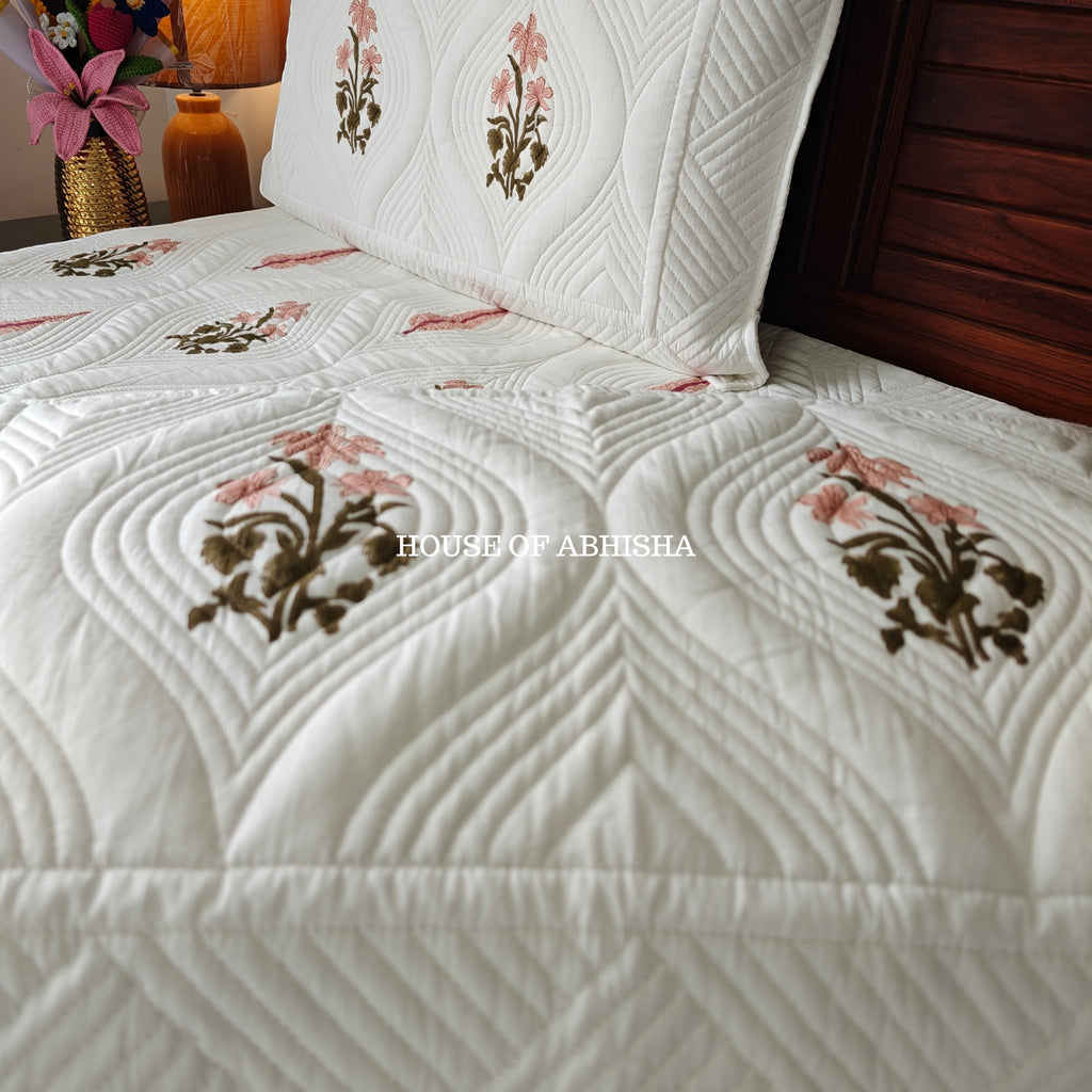 Tyohaar Royal Embossed Quilted Bedcover