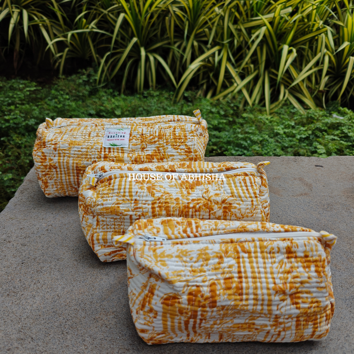 Thar Quilted Utility Pouches - Set of 3