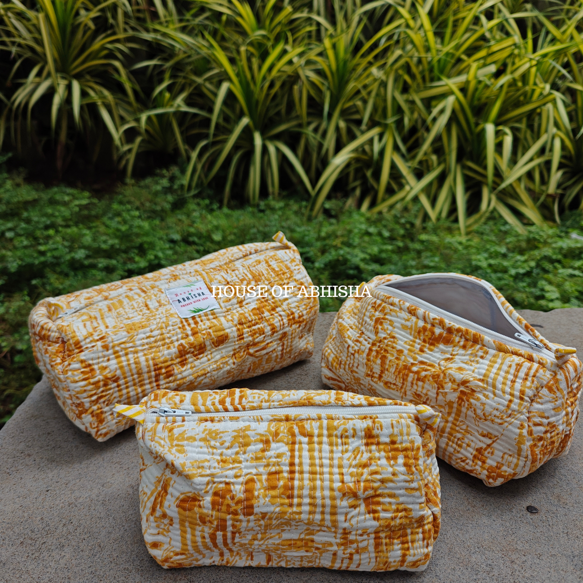 Thar Quilted Utility Pouches - Set of 3