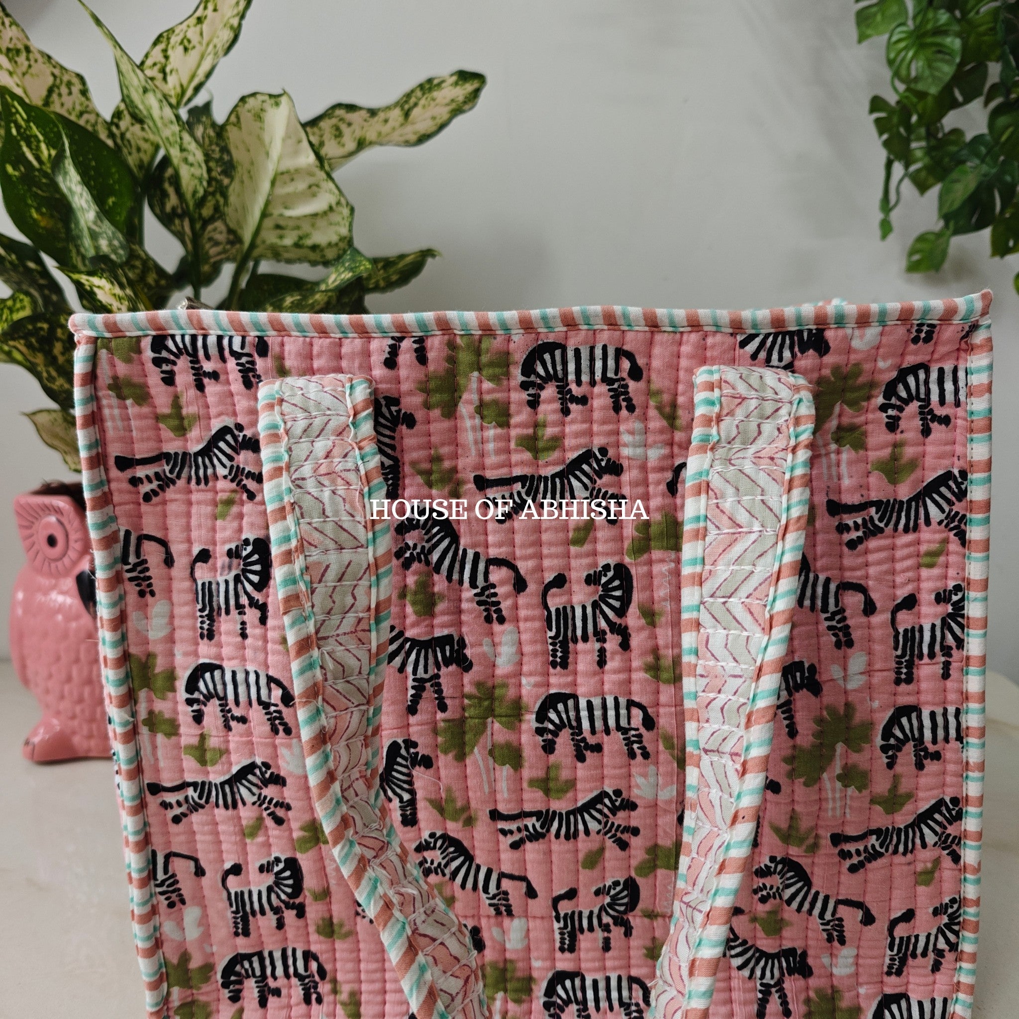 Marty Mini Quilted Cotton Tote Bag