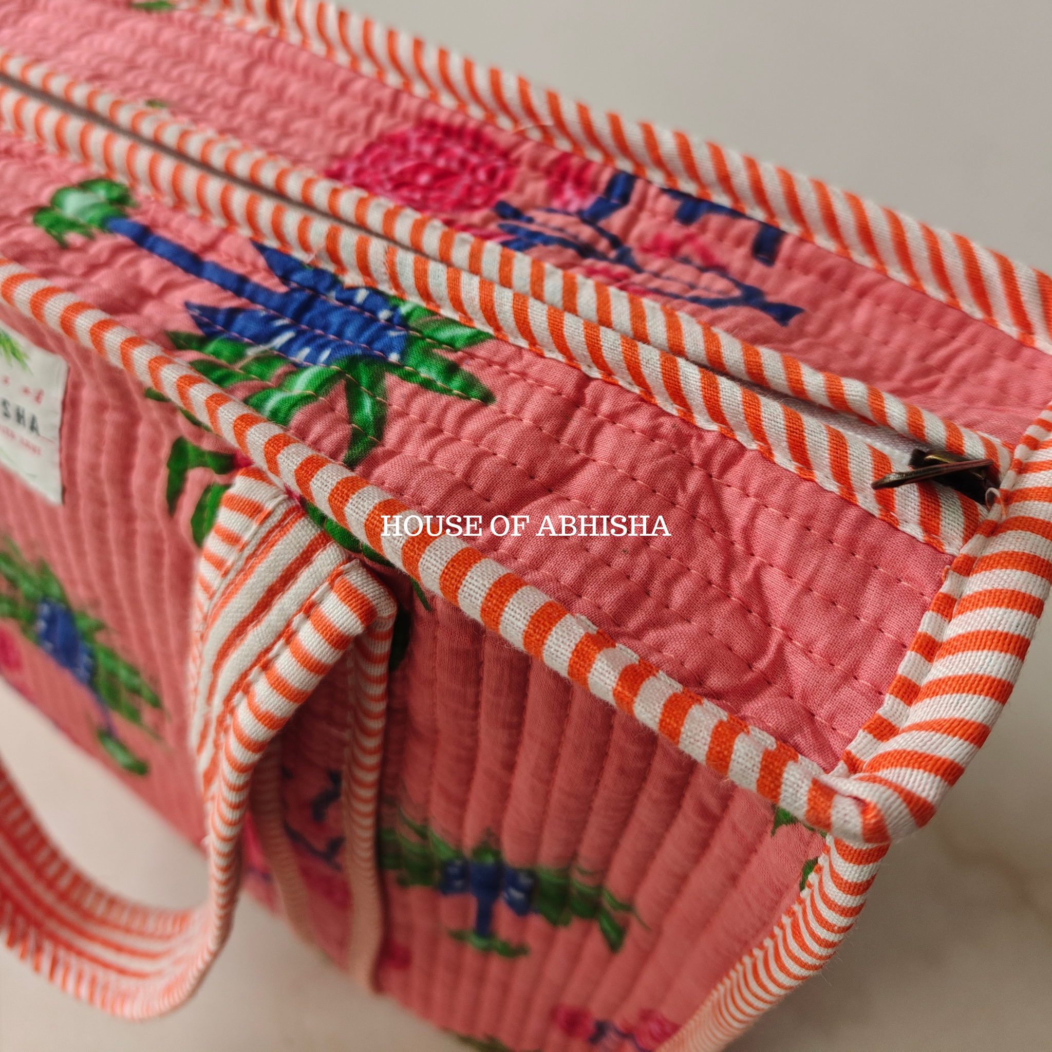 Bling Quilted Cotton Tote Bag