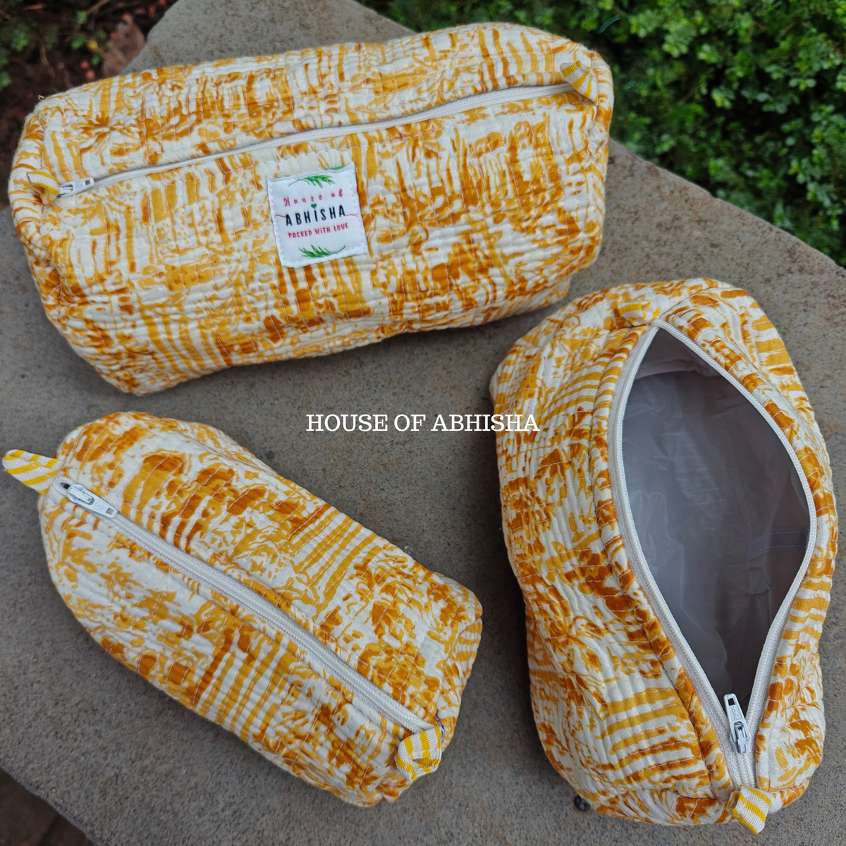 Thar Quilted Utility Pouches - Set of 3