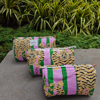 Jungle Muse Quilted Utility Pouches - Set of 3