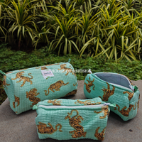 Vanya Trio Quilted Utility Pouches - Set of 3