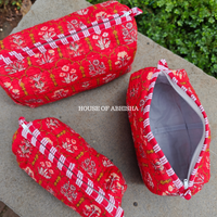 Gulzar Quilted Utility Pouches - Set of 3