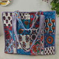 Patchwork Quilted Cotton Tote Bag