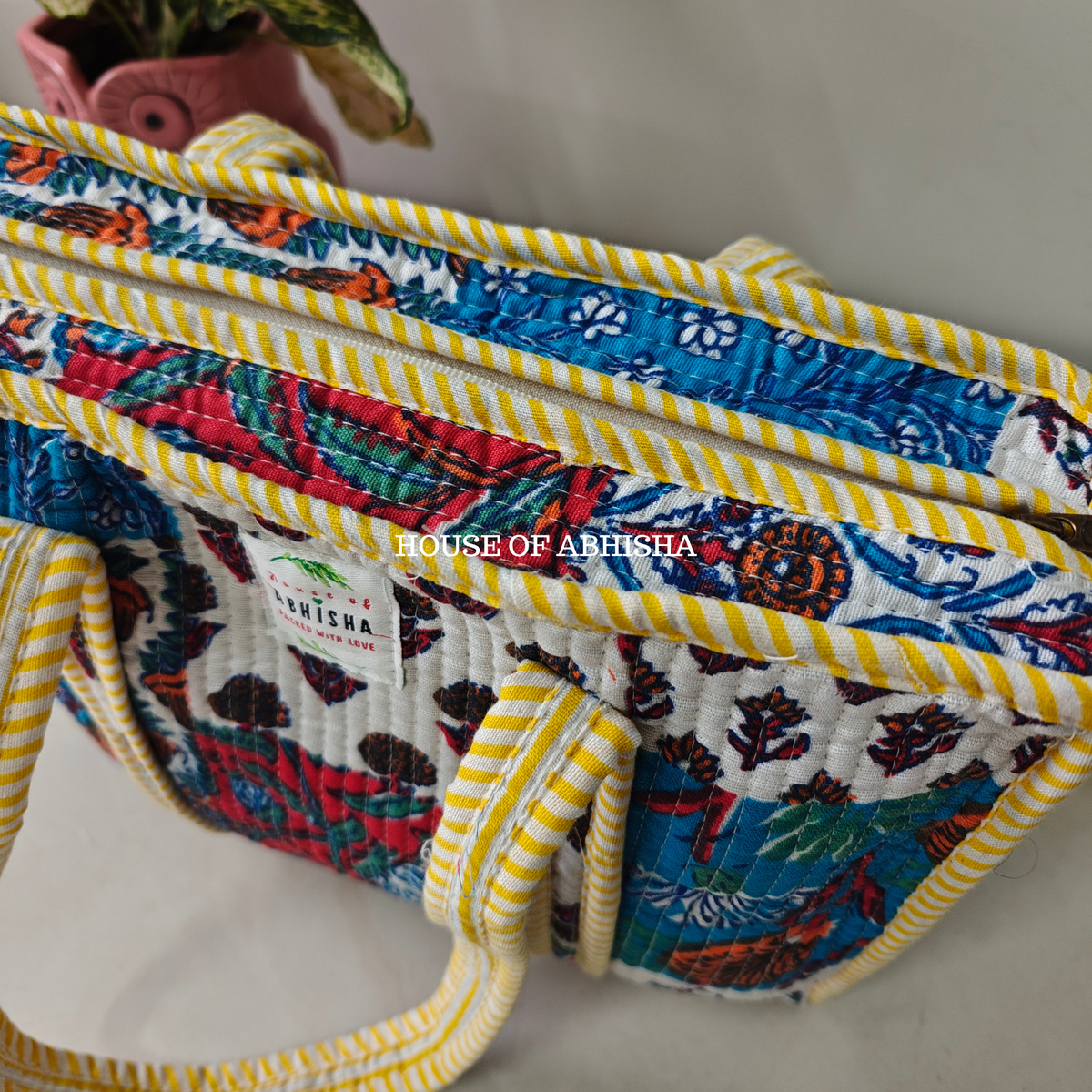 Zodiac Mini Quilted Cotton Tote Bag