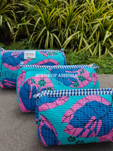 Savana Trio Quilted Utility Pouches - Set of 3