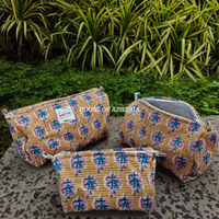 Aroha Ouilted Utility Pouches - Set of 3