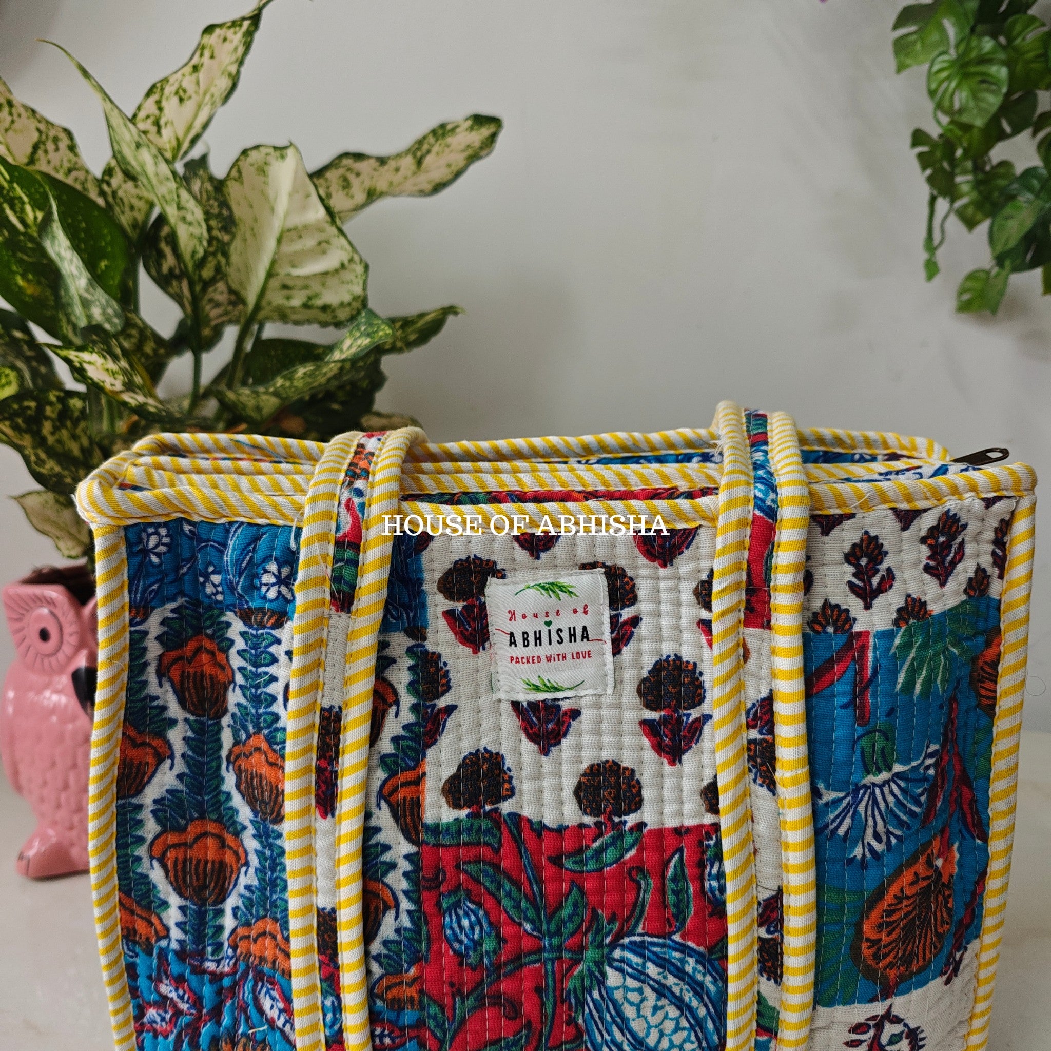 Zodiac Mini Quilted Cotton Tote Bag