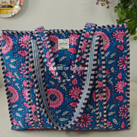 Aurum Quilted Cotton Tote Bag