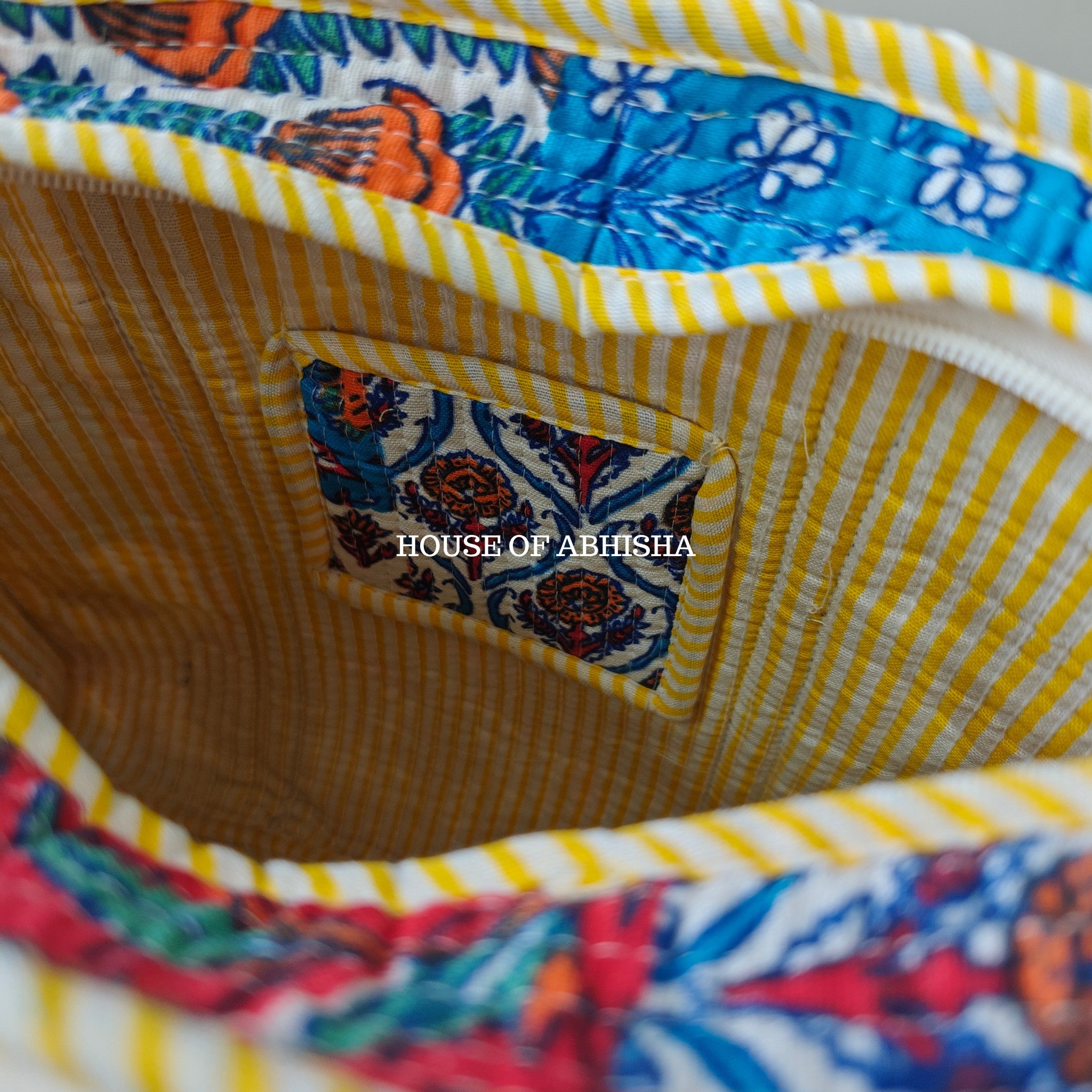 Zodiac Mini Quilted Cotton Tote Bag