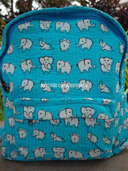 Hathi Raja Quilted Kids Backpack