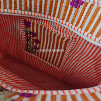 Guldasta Quilted Cotton Tote Bag