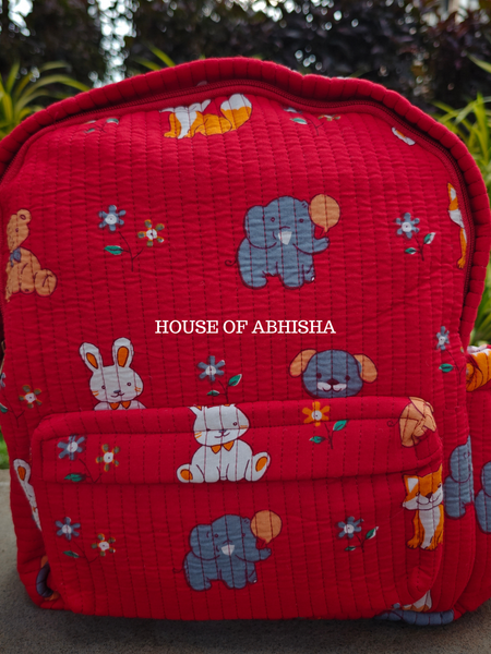 Tiny Trekker Quilted Kids Backpack