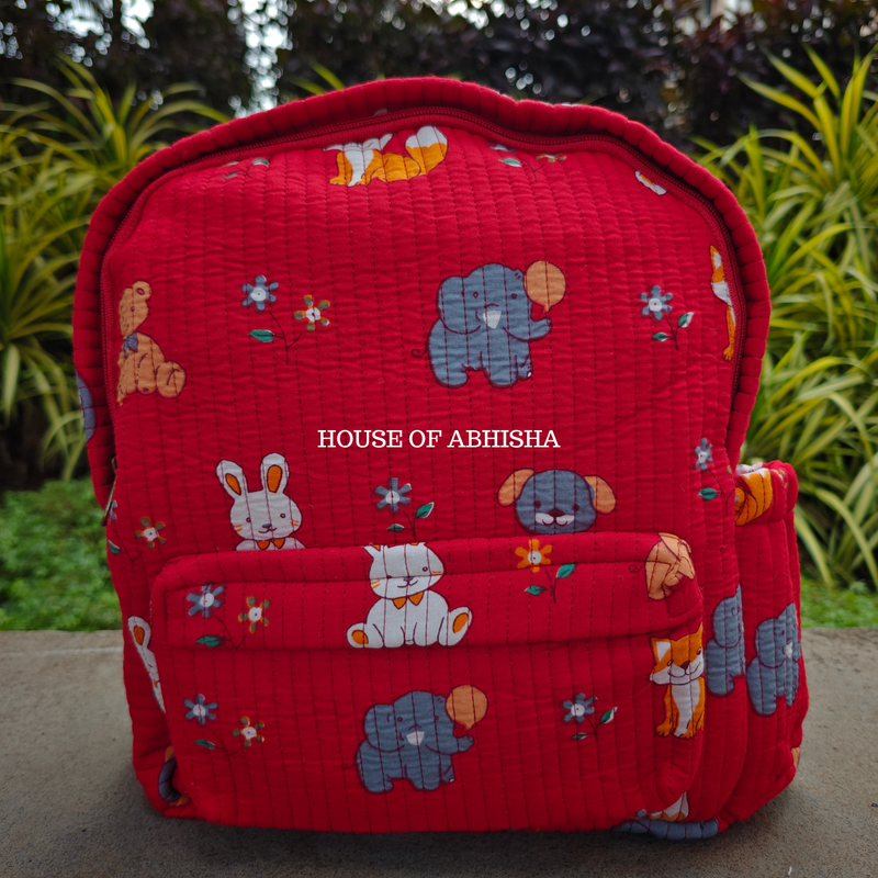 Tiny Trekker Quilted Kids Backpack