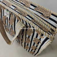 Panther Quilted Cotton Tote Bag