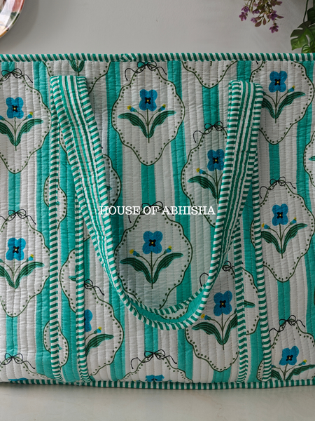 Aprajita Quilted Cotton Tote Bag