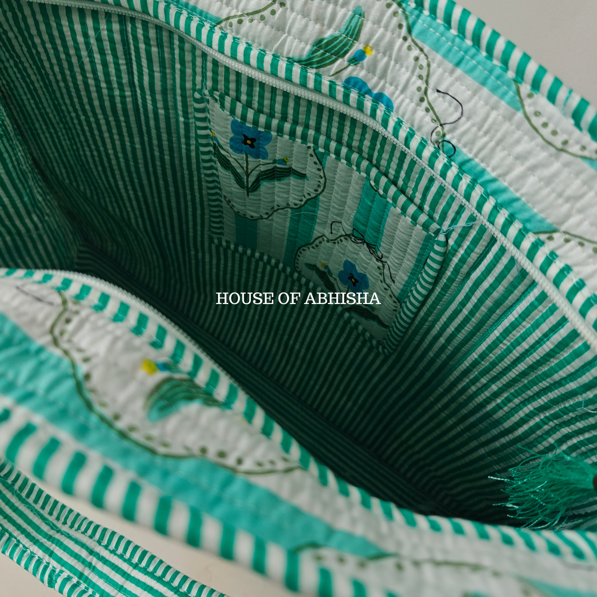 Aprajita Quilted Cotton Tote Bag