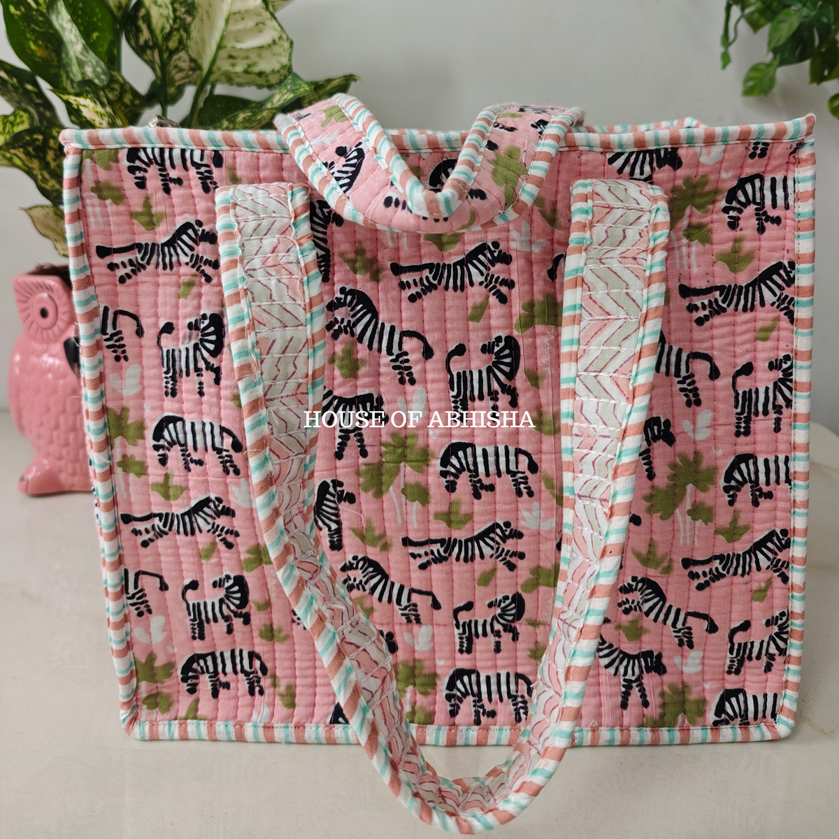 Marty Mini Quilted Cotton Tote Bag