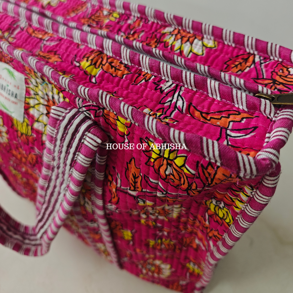 Mehar Quilted Cotton Tote Bag