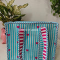 Lil Hearts Mini Quilted Cotton Tote Bag