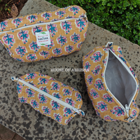 Aroha Ouilted Utility Pouches - Set of 3