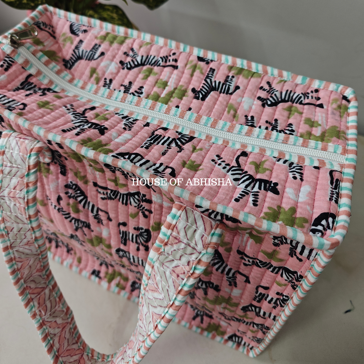 Marty Mini Quilted Cotton Tote Bag