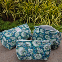 Rangrez Quilted Utility Pouches - Set of 3
