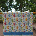 Cars Handblock Waffle Cotton Towel