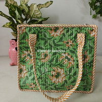 Bageecha Mini Quilted Cotton Tote Bag