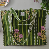 The Adaa Quilted Cotton Tote Bag