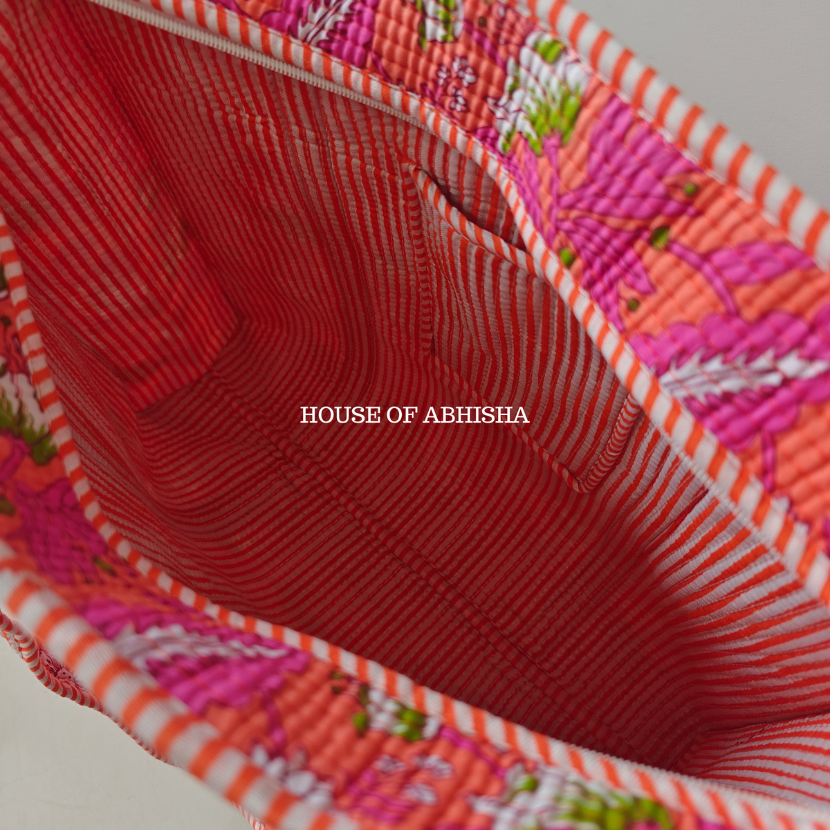Anokhi Quilted Cotton Tote Bag