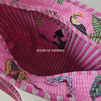 Jungle Bloom Quilted Cotton Tote Bag