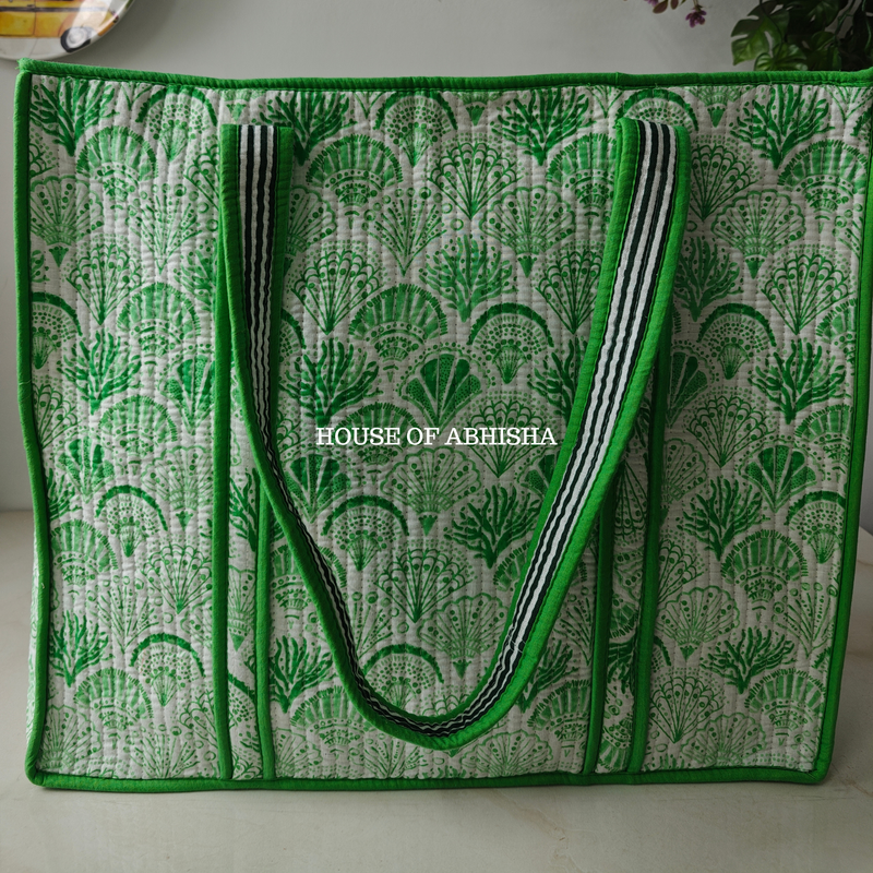 Kashish Quilted Cotton Tote Bag