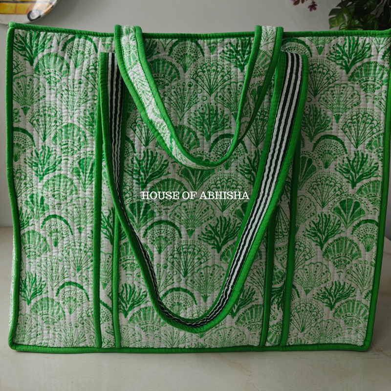 Kashish Quilted Cotton Tote Bag