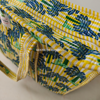 Palmera Quilted Cotton Tote Bag