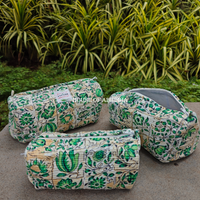 Wild Whimsy Quilted Utility Pouches - Set of 3