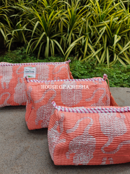Into the Wild Quilted Utility Pouches - Set of 3