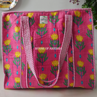 The Gul Quilted Cotton Tote Bag
