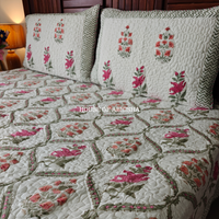 Rani Bagh Quilted Cotton Reversible Bedcover