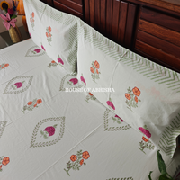 Riwaayat Hand Block Premium Bedsheet Set