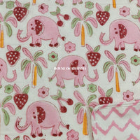 Little Explorers Handblock Printed Mulmul Kids Dohar / AC Blanket