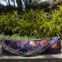Sprig Handblock Printed Quilted Yoga Mat Bag