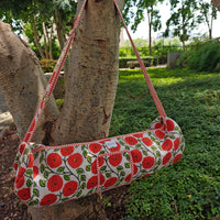 Genda Phool Handblock Printed Quilted Yoga Mat Bag