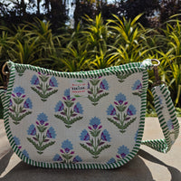 Tarang Handblock Printed Quilted Sling Bag