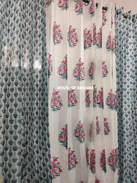 Bageecha Handblock Printed Cotton Curtains